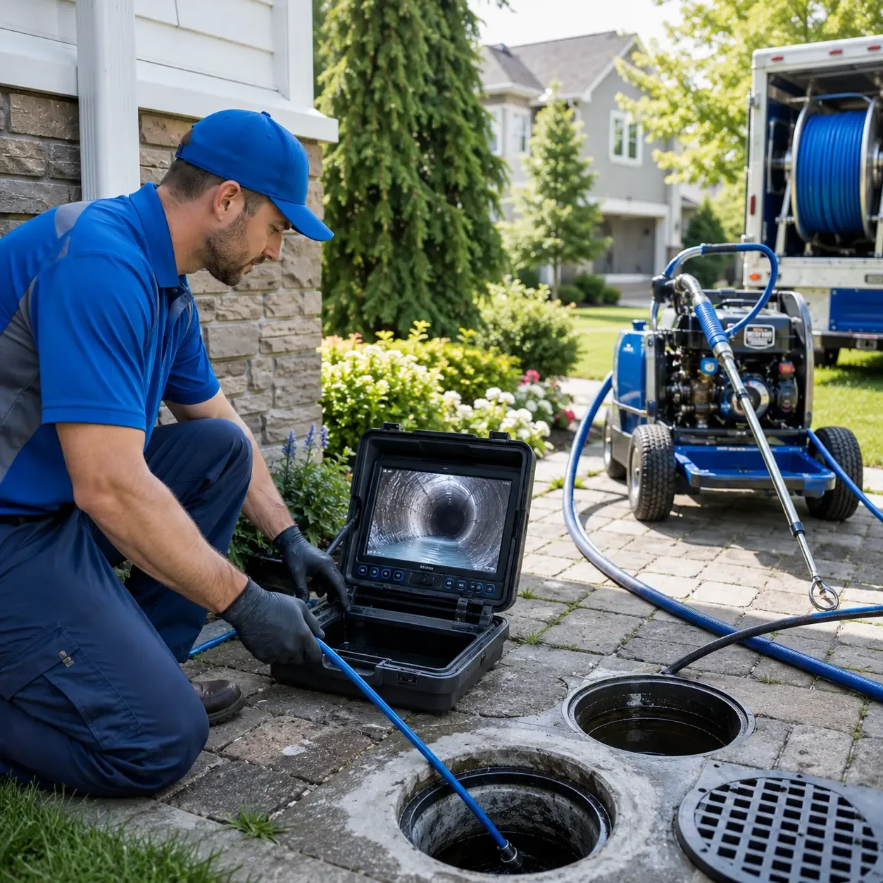 Outdoor drain cleaning professionals serving East Pembroke, NY