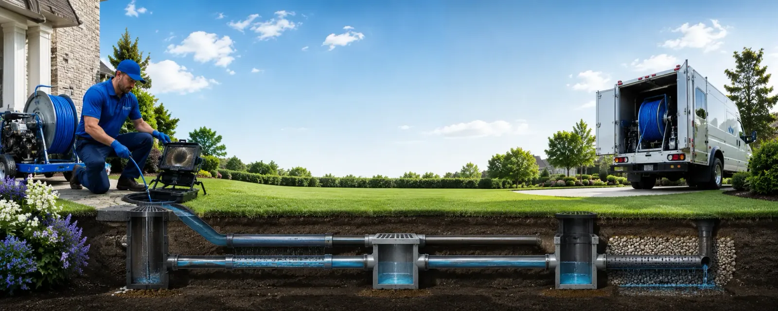 Outdoor drain cleaning information for East Pembroke, NY